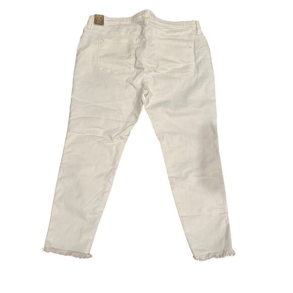 Madewell Petite 10" High-Rise Skinny Jeans in Pure White: Step-Hem Edition - Picture 5 of 11